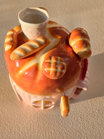 Nekochan bakery candle holder - Pink Muffin