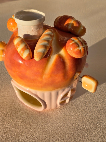 Nekochan bakery candle holder - Pink Muffin