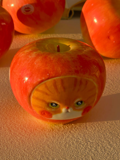 Apple nekochan Salt & Pepper shaker - Mochi