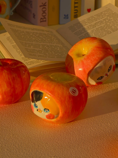 Apple nekochan Salt & Pepper shaker - Mimi