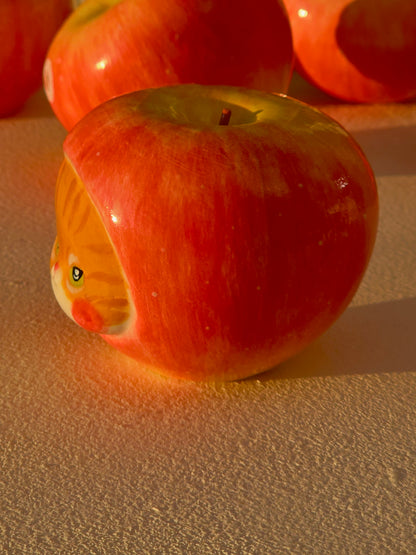 Apple nekochan Salt & Pepper shaker - Mochi