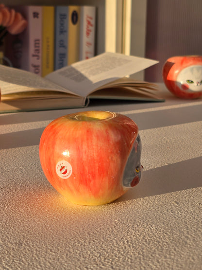 Apple nekochan Salt & Pepper shaker - Toshi