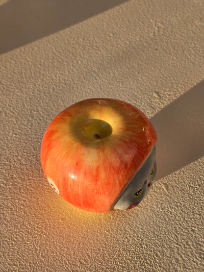 Apple nekochan Salt & Pepper shaker - Toshi