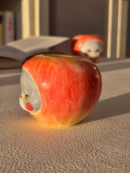 Apple nekochan Salt & Pepper shaker - Toshi