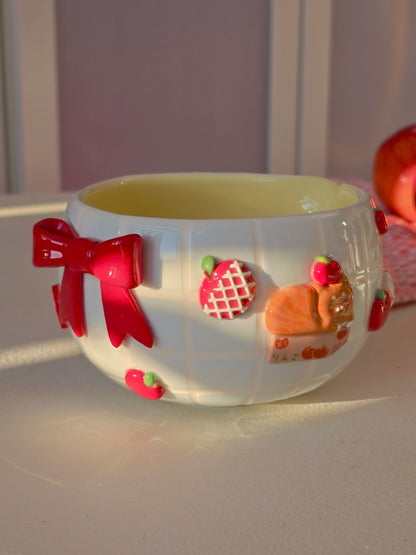 Nekochan matcha bowl