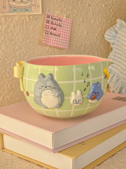 My neighbor Totoro matcha bowl