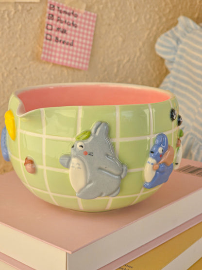My neighbor Totoro matcha bowl