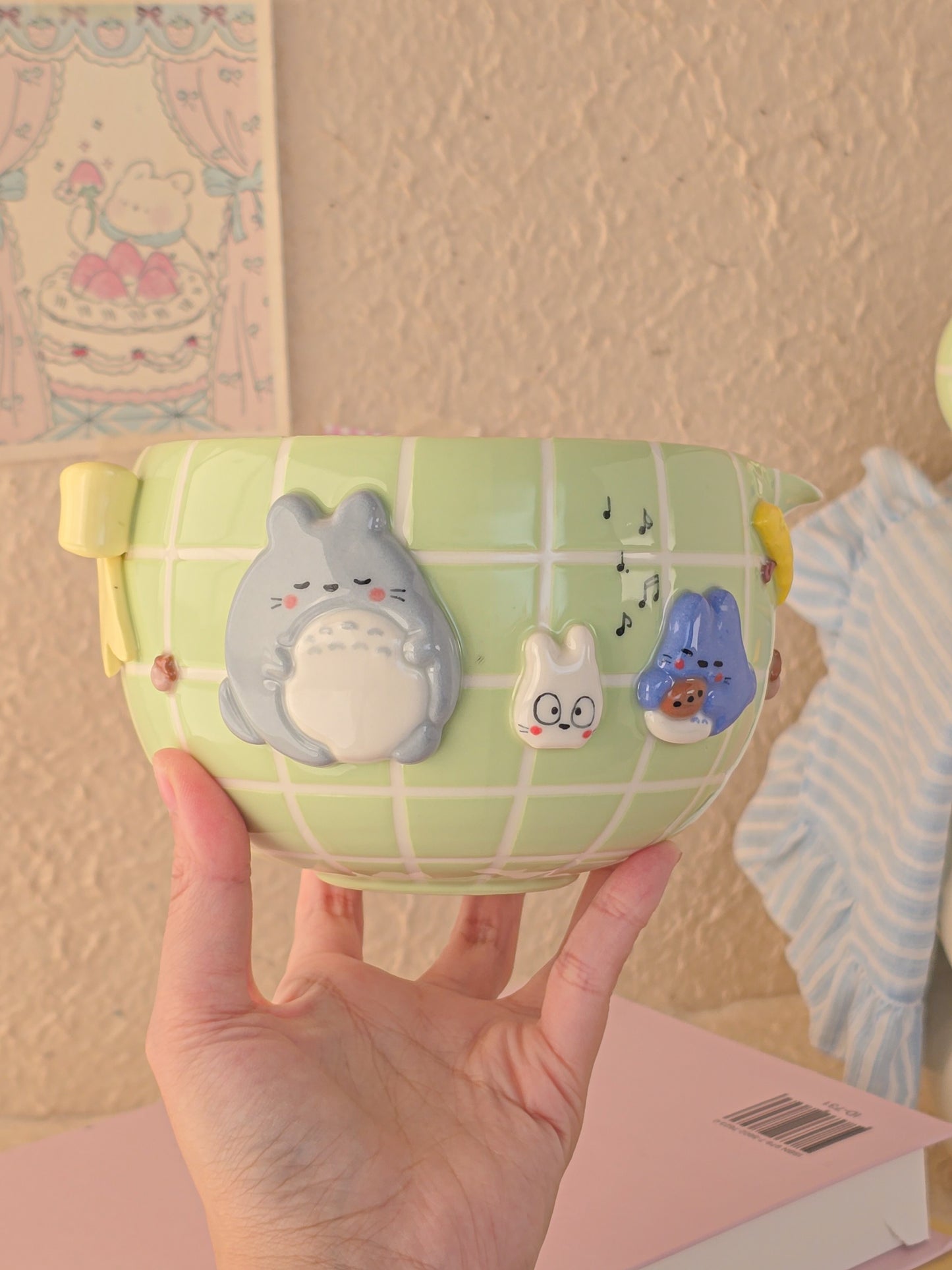 My neighbor Totoro matcha bowl