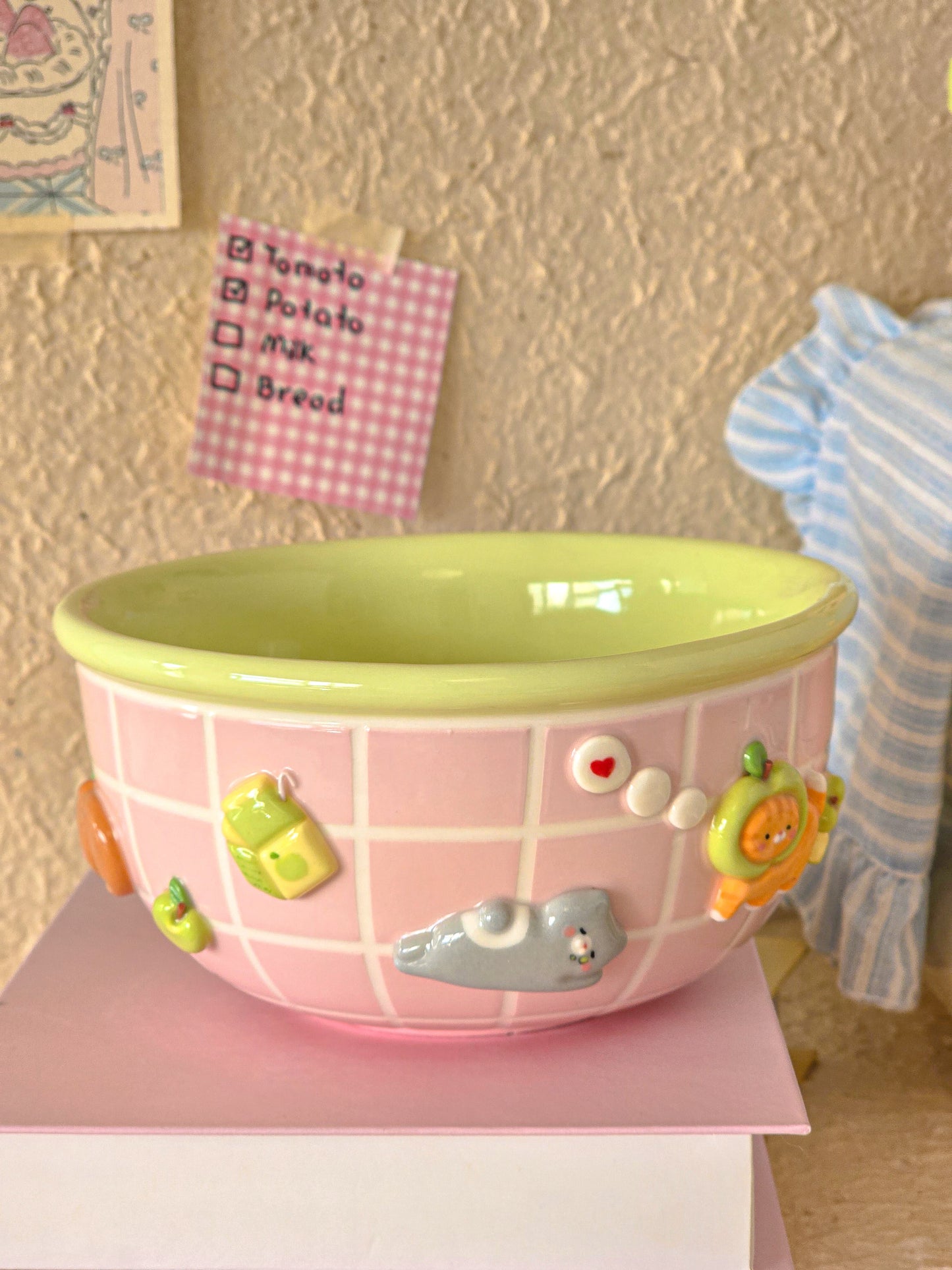Apple Nekochan breakfast bowl