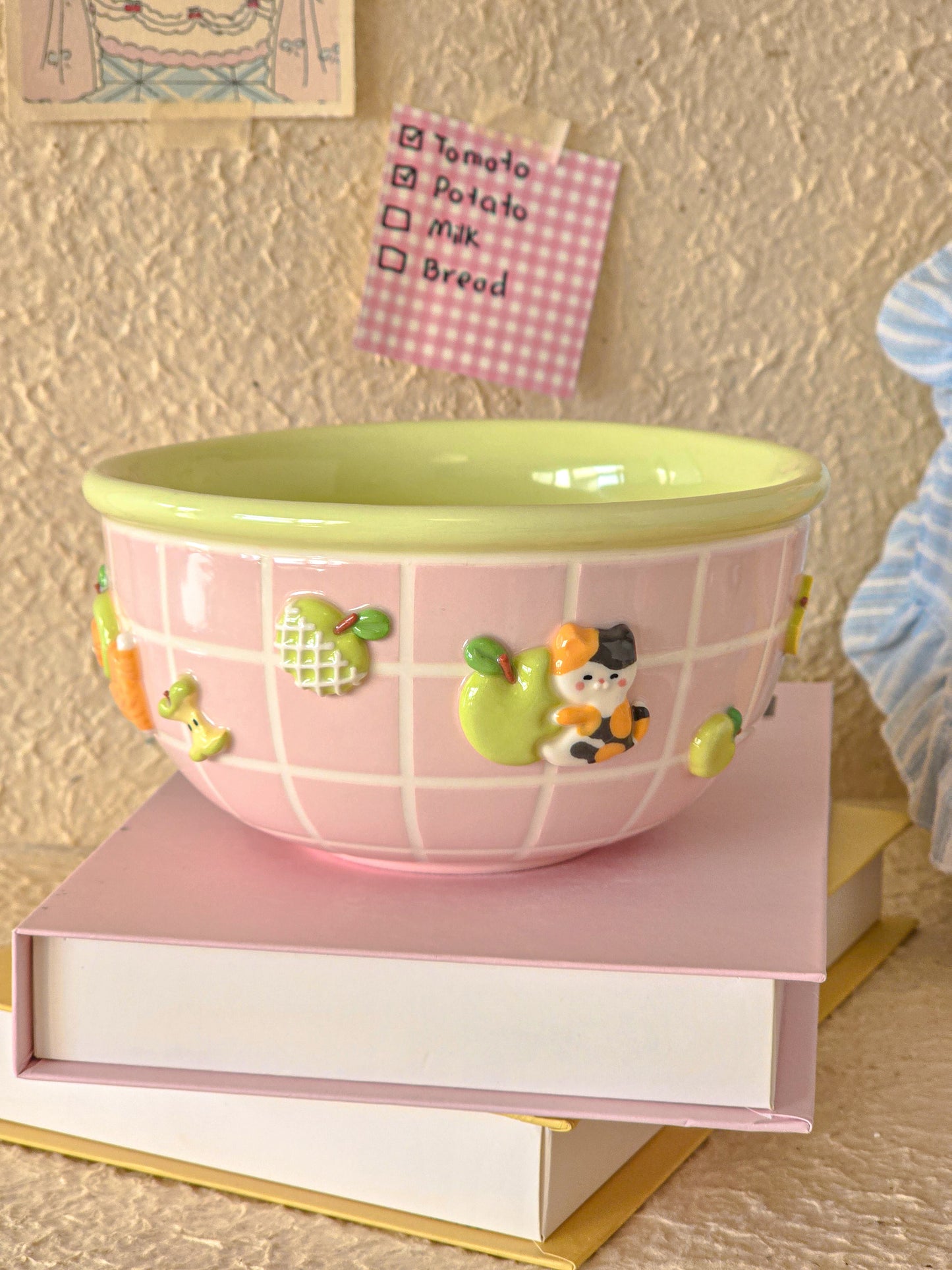 Apple Nekochan breakfast bowl
