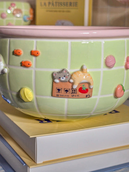 Puri nekochan Noodle bowl
