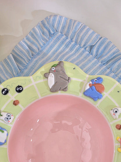 My neighbor Totoro pasta plate