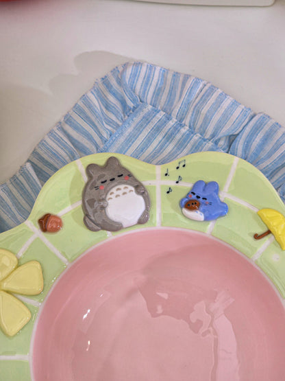 My neighbor Totoro pasta plate