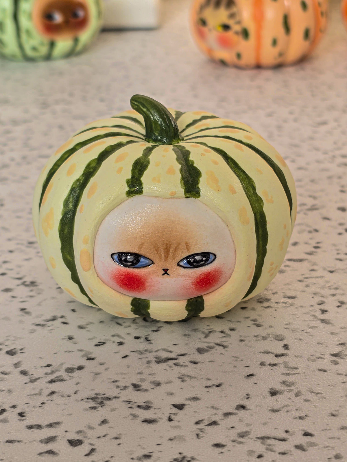 Pumpkin nekochan Salt & Pepper shaker