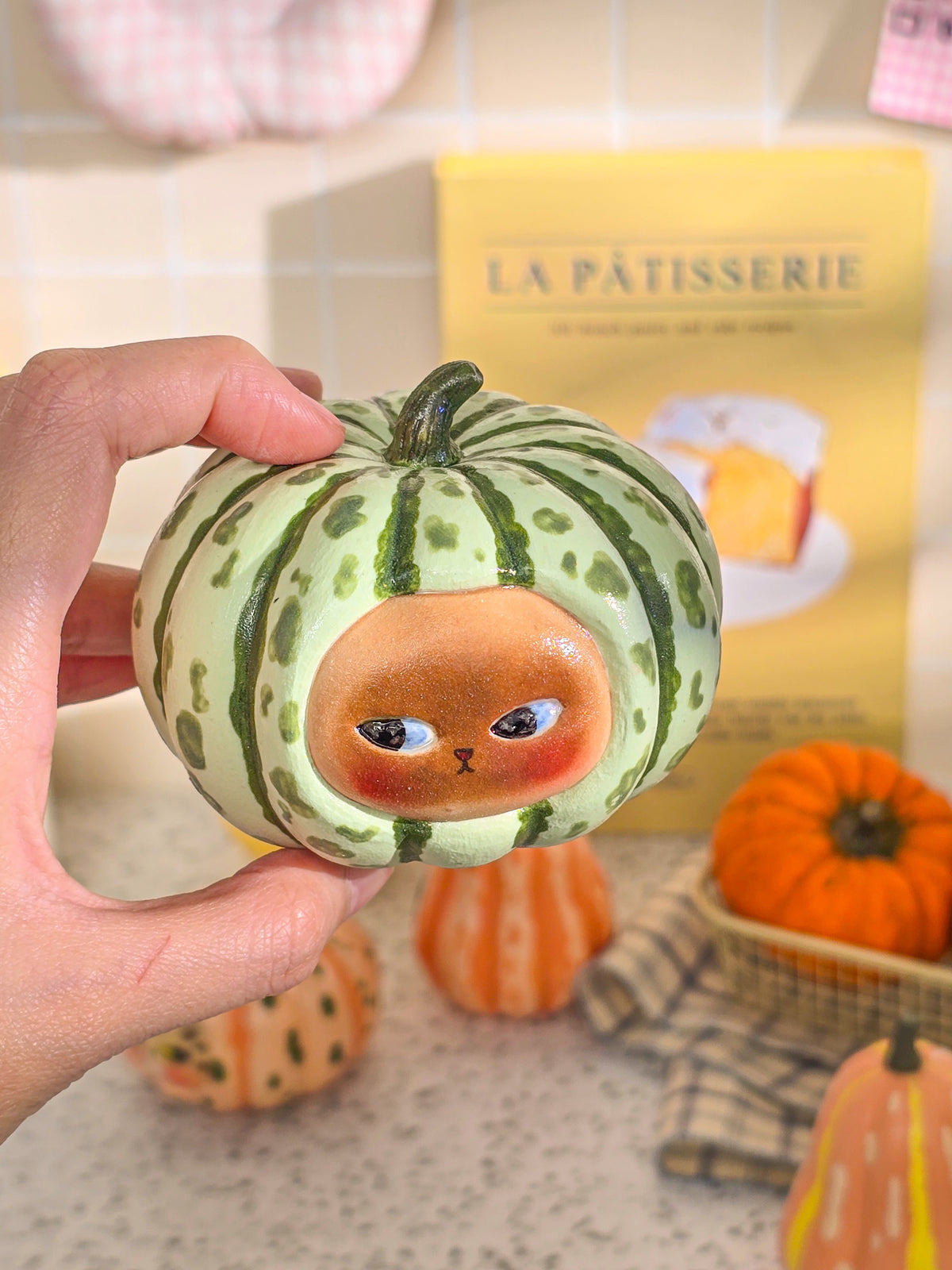 Pumpkin nekochan Salt & Pepper shaker