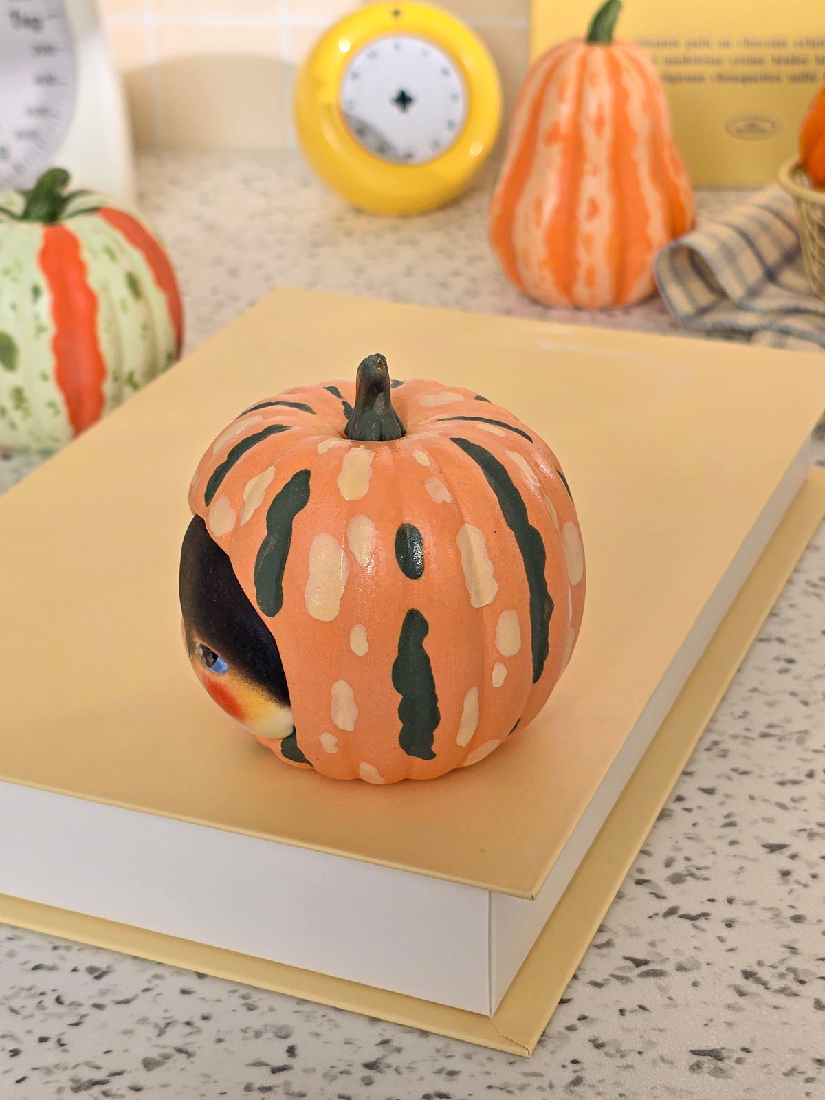 Pumpkin nekochan Salt & Pepper shaker