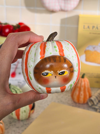 Pumpkin nekochan Salt & Pepper shaker