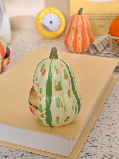 Pumpkin nekochan Salt & Pepper shaker