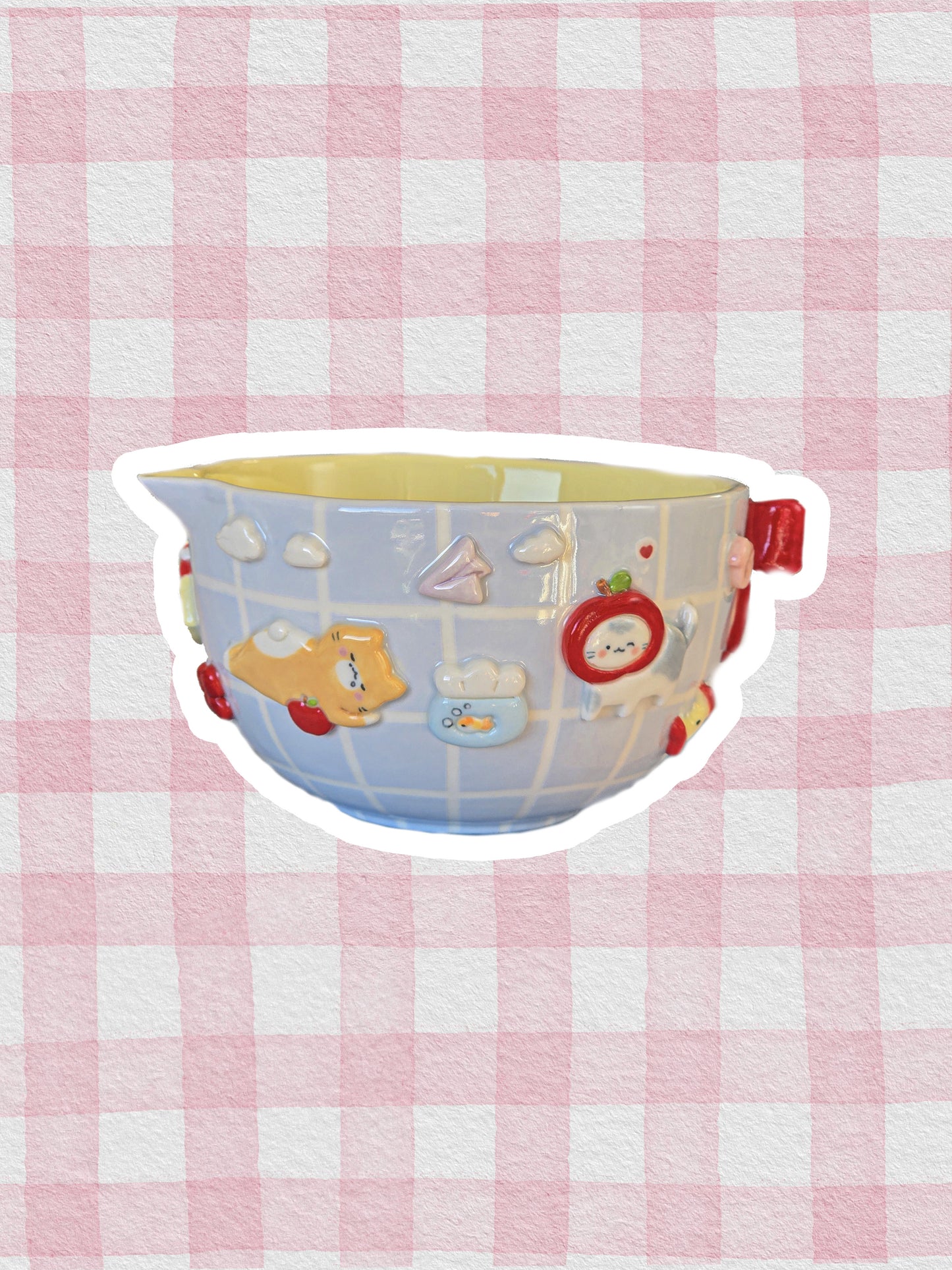 Nekochan matcha bowl