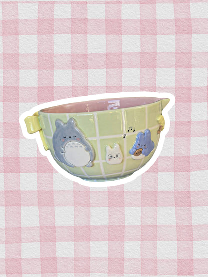 My neighbor Totoro matcha bowl