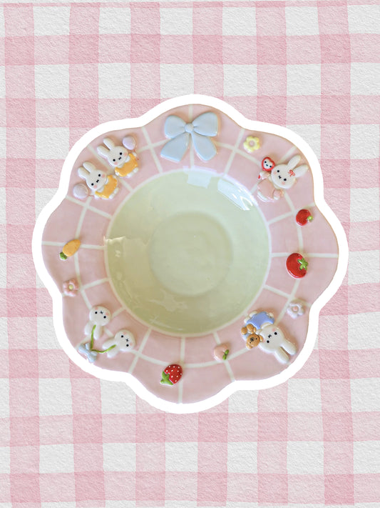 Miffy pasta plate