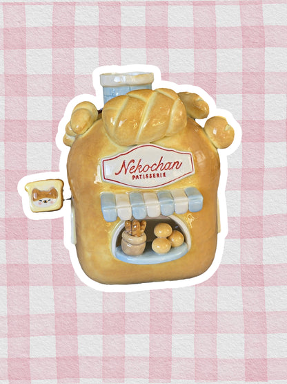 Nekochan bakery candle holder - Loaf
