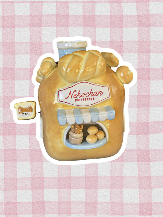 Nekochan bakery candle holder - Loaf