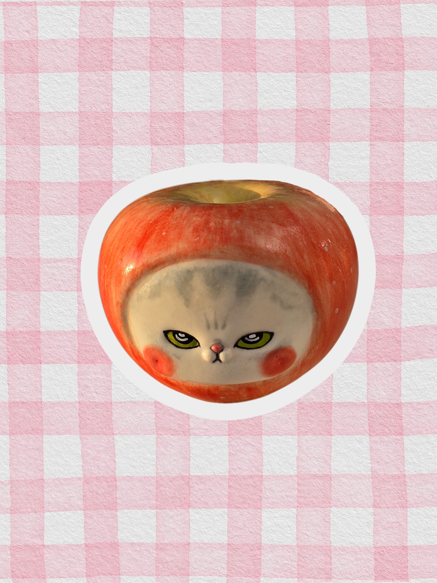 Apple nekochan Salt & Pepper shaker - Sota