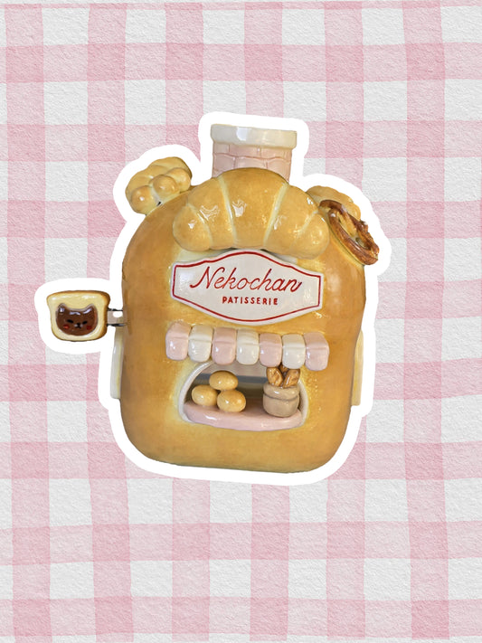 Nekochan bakery candle holder - Loaf