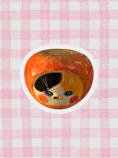 Apple nekochan Salt & Pepper shaker - Mimi