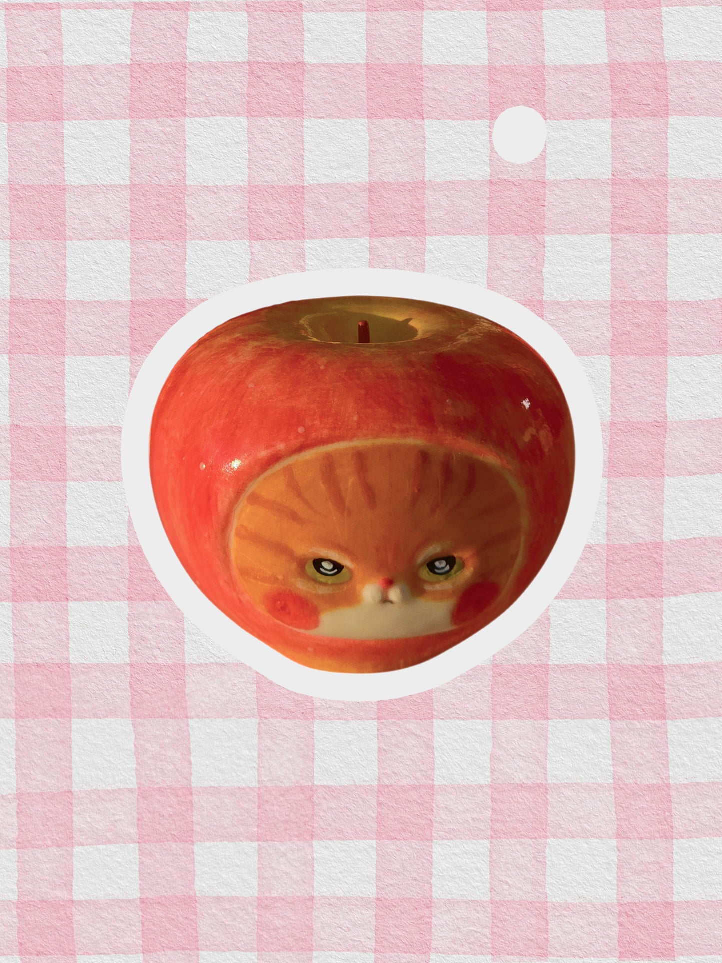 Apple nekochan Salt & Pepper shaker - Mochi