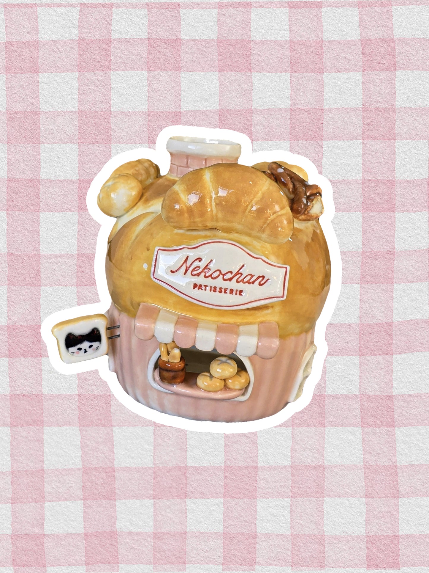 Nekochan bakery candle holder - Cupcake