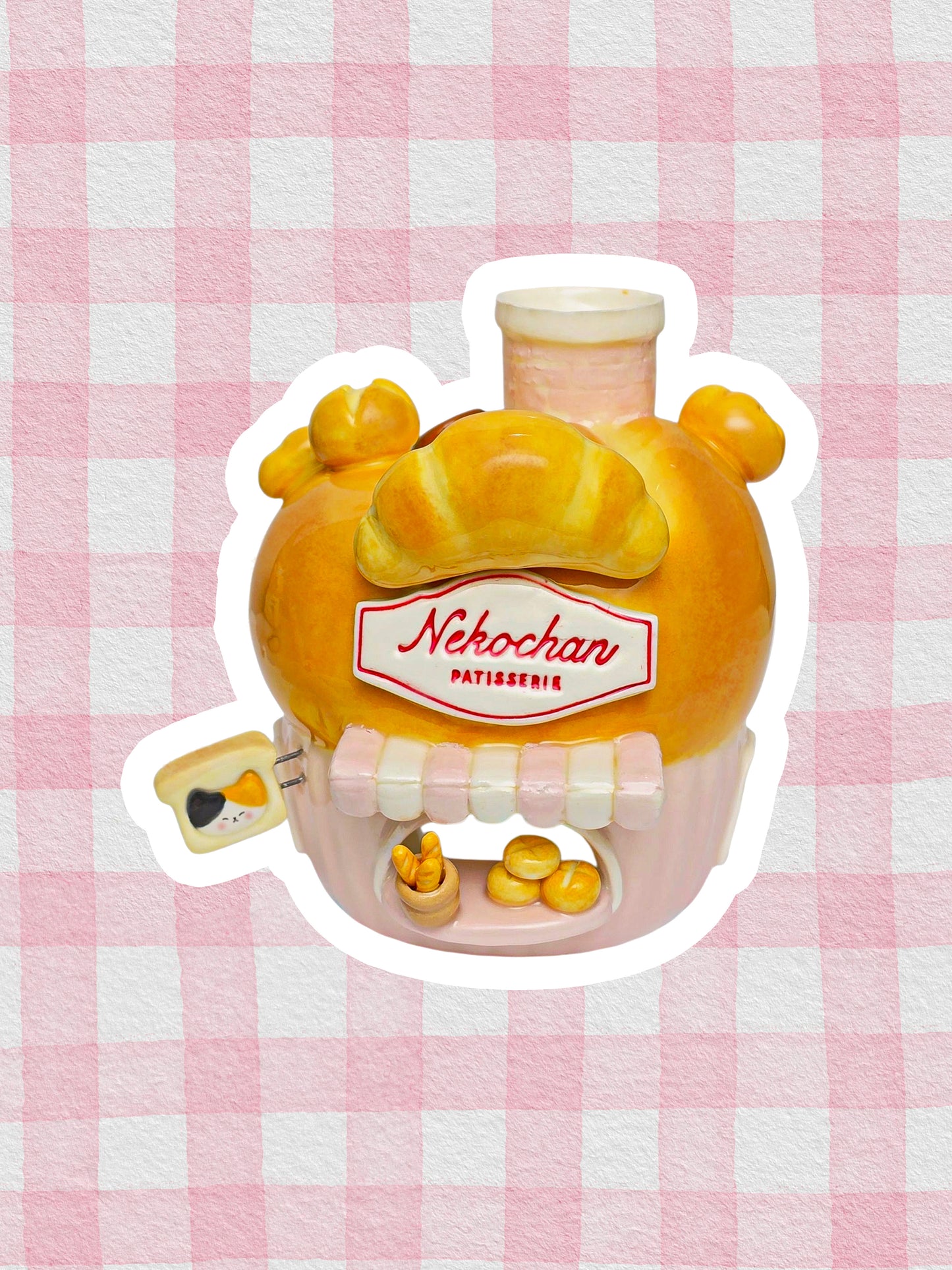 Nekochan bakery candle holder - Cupcake