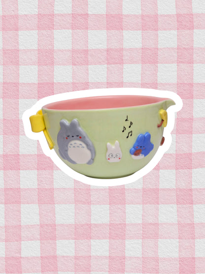 My neighbor Totoro matcha bowl