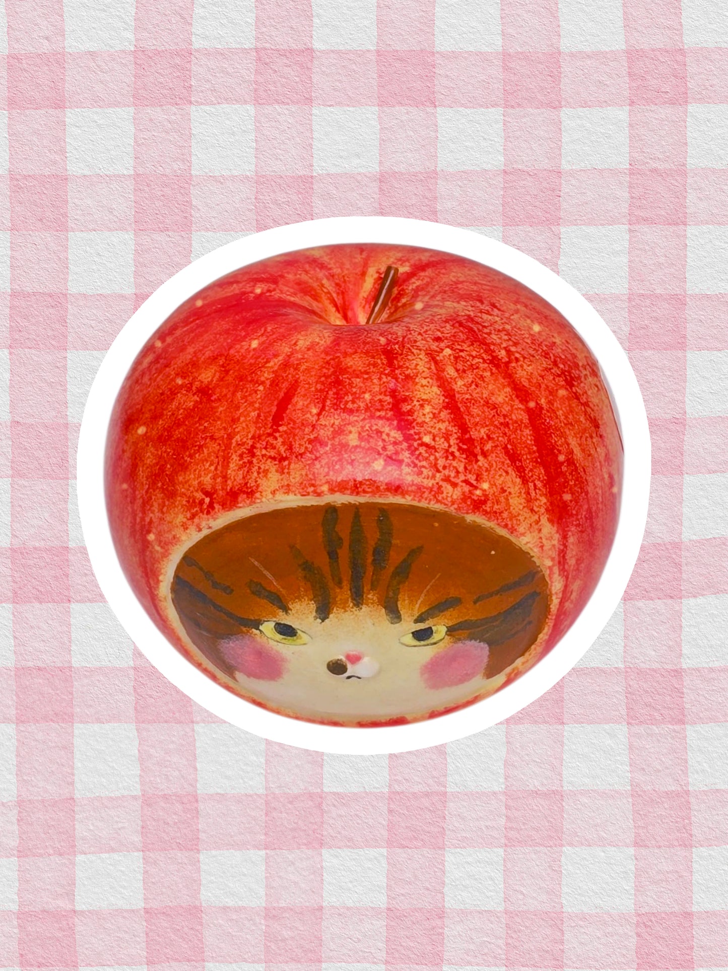 Salt and pepper shaker apple nekochan Kento