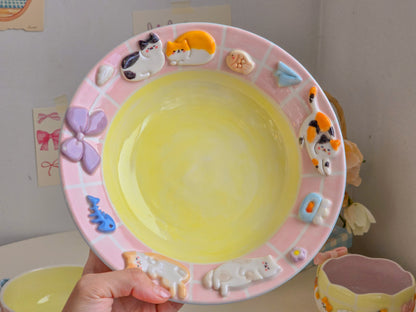 Nekochan pasta plate