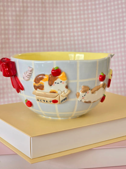 Nekochan matcha bowl