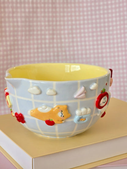 Nekochan matcha bowl