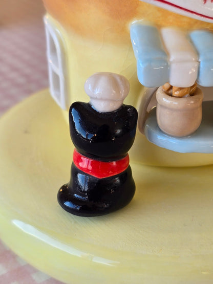 Nekochan bakery candle holder - Boule bread