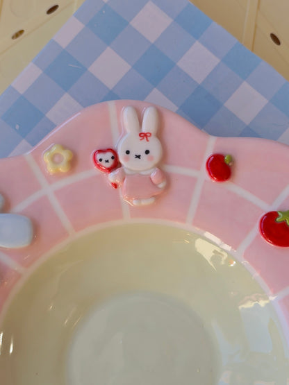 Miffy pasta plate