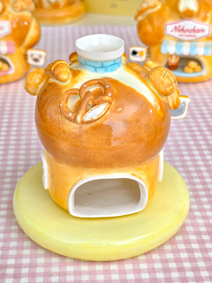 Nekochan bakery candle holder - Boule bread