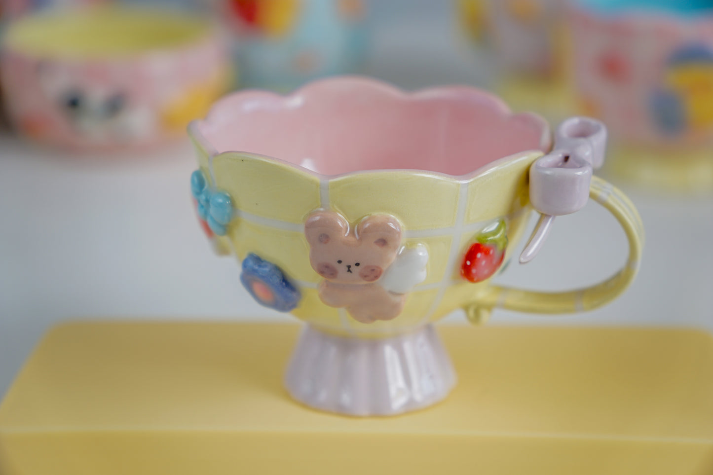 Honey bear teacup