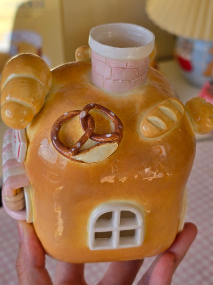 Nekochan bakery candle holder - Loaf
