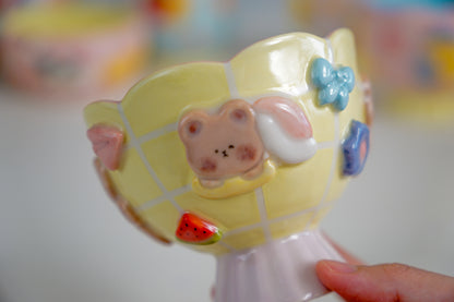 Honey bear teacup