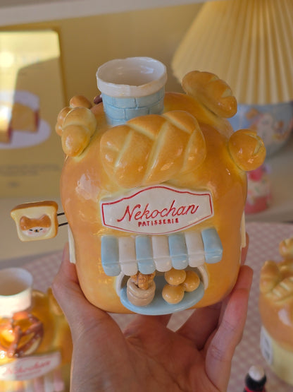 Nekochan bakery candle holder - Loaf