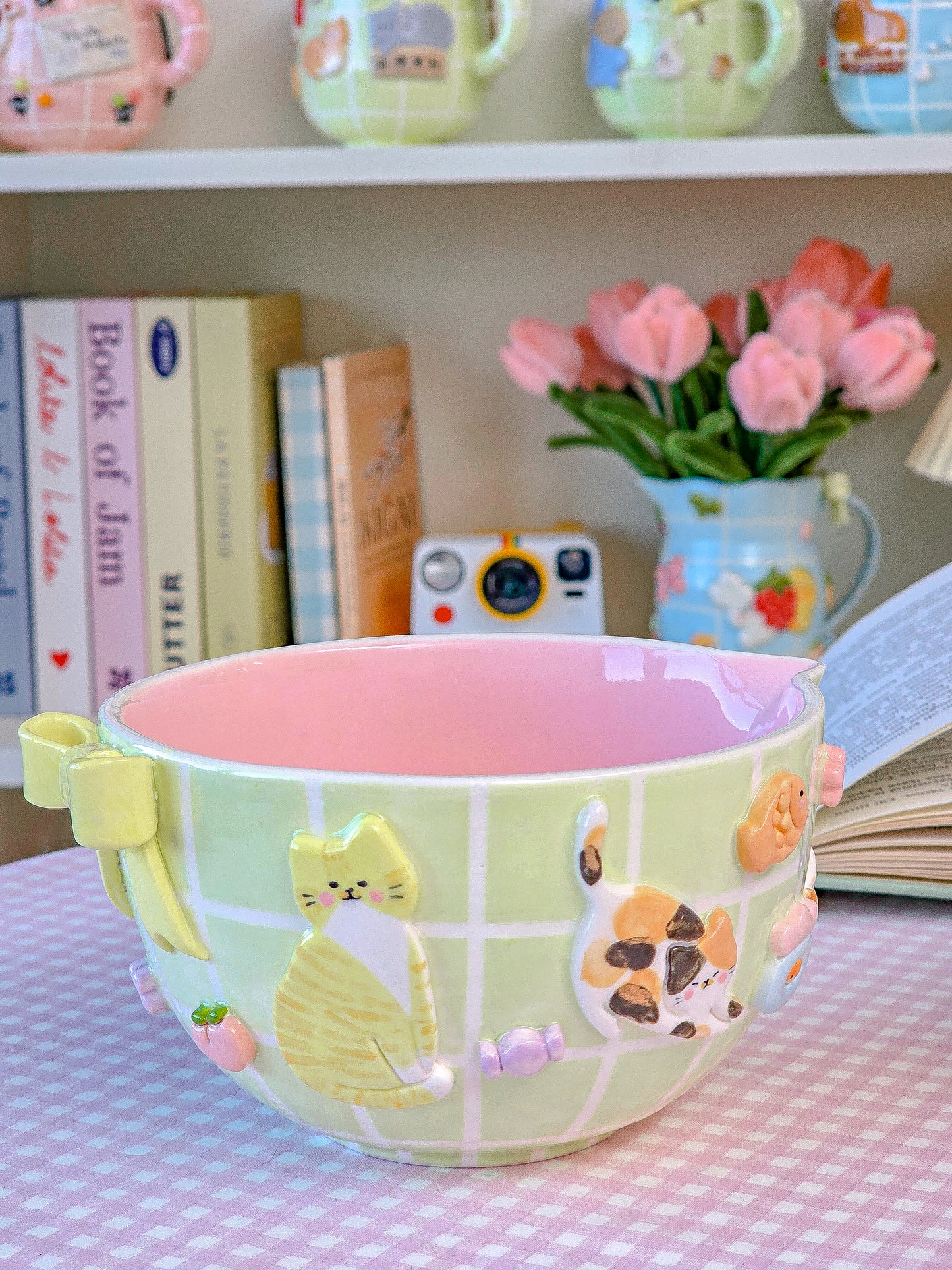 Nekochan matcha bowl