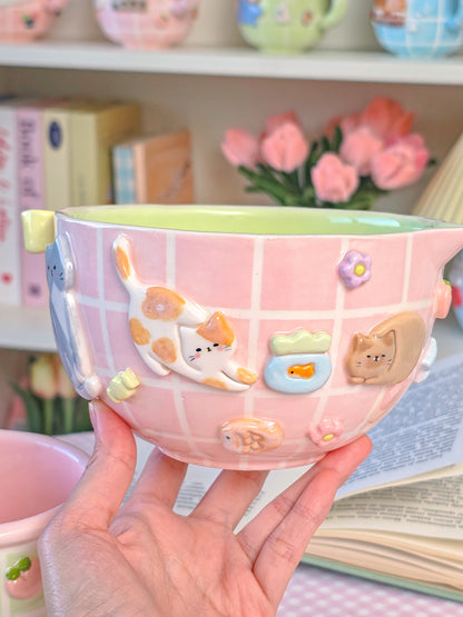 Nekochan matcha bowl