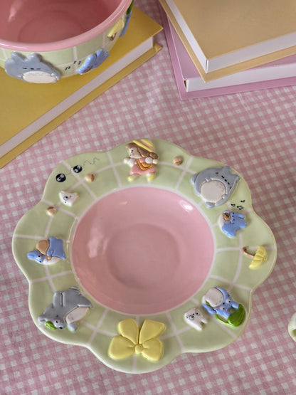 My neighbor Totoro pasta plate