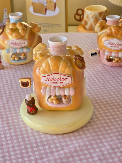 Nekochan bakery candle holder - Loaf