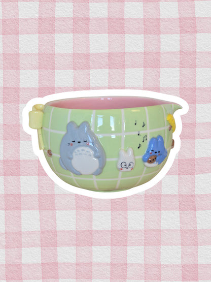 My neighbor Totoro matcha bowl